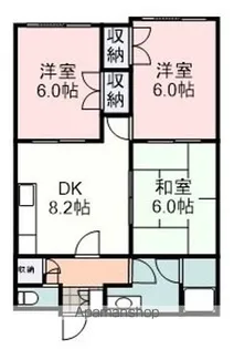 ビーバレー1【1階】の間取り