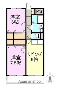 メイプルガーデンB【3階】の間取り