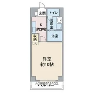 ヨコタビル・リアル【4階】の間取り