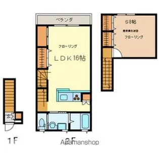 アンフィーノ【203号室号室】の間取り