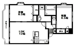 レジュウィールE棟【2階】の間取り