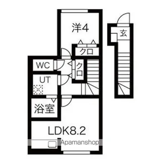リアン【2階】の間取り