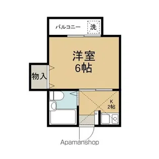 エルムハイツ追浜【2階】の間取り