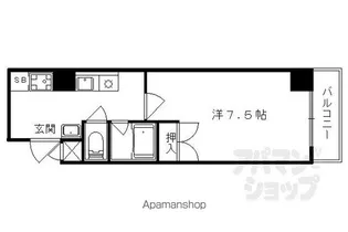 ル・クレヨンルージュ【605号室】の間取り