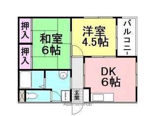 S.FIELD東難波【303号室】の間取り