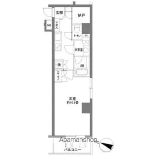 カスタリア大塚Ⅱ【703号室】の間取り