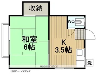 ハイムトルース6【2階】の間取り