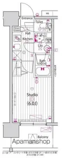 ガーラ・プライム川口【3F-7号室】の間取り