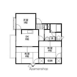 ヴァンテアン高松A【201号室】の間取り