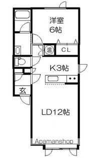 AURA【2階】の間取り