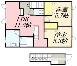 クレアメゾン(CREA MAISON)【C号室号室】の間取り