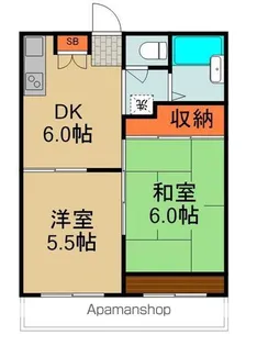 ハイムさくら【2階】の間取り
