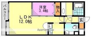 ヴァンテアンライフ高円寺壱番館【3階】の間取り