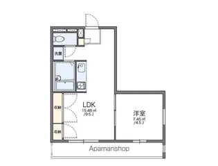 レオパレスリッツ【2階】の間取り