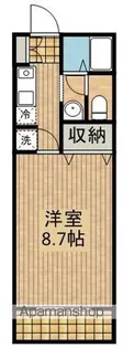 テンダーⅡ番館【3階】の間取り