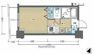 フェニックス日本橋浜町公園【6階】の間取り