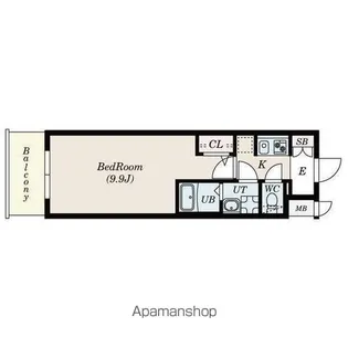 S−RESIDENCE勝川駅前【404号室】の間取り