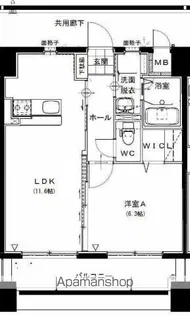 GRAND CHATEAU S&A【603号室】の間取り