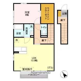 パークサイド21 C【2階】の間取り