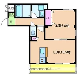 LIMONE(リモーネ)【302号室号室】の間取り