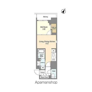 リビオメゾン横濱大通り公園【2階】の間取り