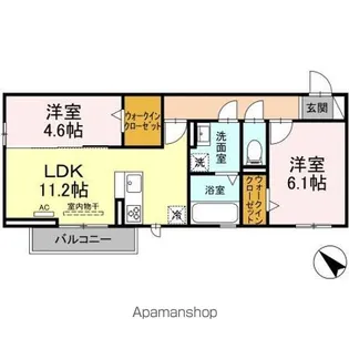 ベルヒルズ【3階】の間取り