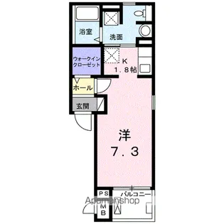 アルドーレ【3階】の間取り