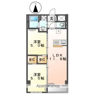 キーファ【1階】の間取り
