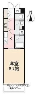 ストーリァ中央町【4階】の間取り