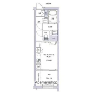 愛知県名古屋市東区矢田5丁目【マンション】の間取り