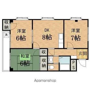 マンションE・P【3階】の間取り