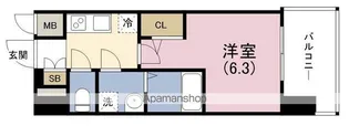 エスリードレジデンス大阪福島シティウエスト【4階】の間取り