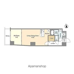 アルファコート西新井【5階】の間取り