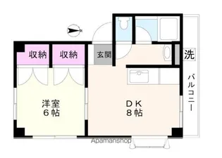山科ハウス【2階】の間取り