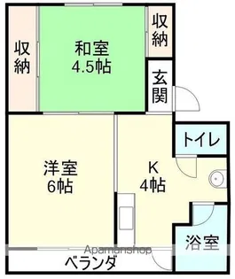 パーク海南Ⅱ【107号室】の間取り