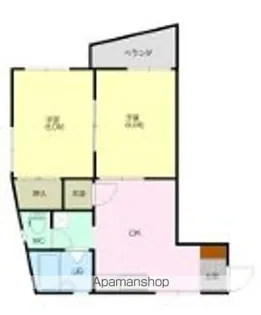 セキヤハイツ【3階】の間取り