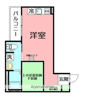 カレッジアベニューテラス【204号室】の間取り