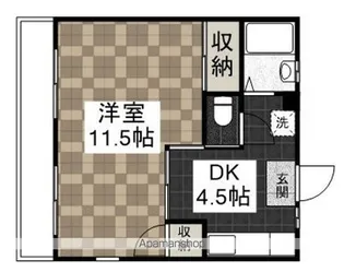 フジハイツⅡ【207号室】の間取り