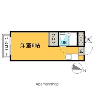 ハイツサンユー【303号室】の間取り