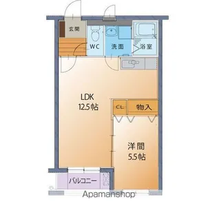 EL・SAM【2階】の間取り