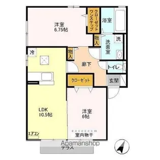 SERENO B【1階】の間取り