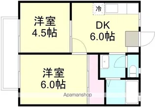 サンライフ鴨方【2階】の間取り