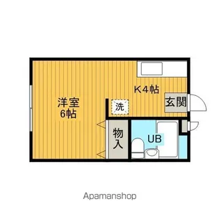 ムーンハイム渋谷【1階】の間取り