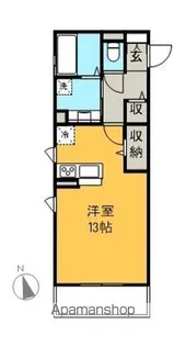 フロラシオン【105号室】の間取り