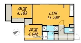 ボア ソルテ南郷【2階】の間取り