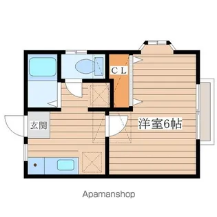 レジデンス愛112【1階】の間取り