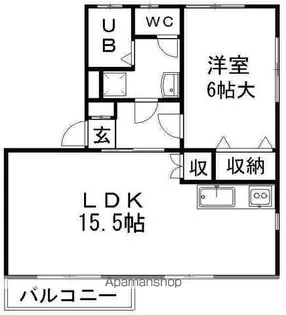 第7松本コーポ【2階】の間取り