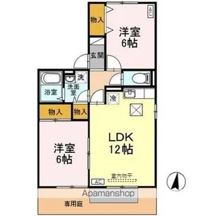 セジュールT【1階】の間取り