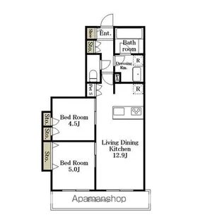 ルピナス【2階】の間取り