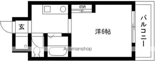 ENEGIO21【4C号室】の間取り